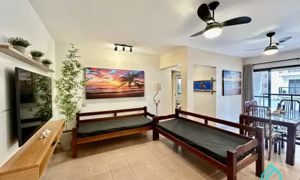 Lindo apartamento a venda com 2 dormitórios a 50 metros da orla da praia grande ubatuba sp