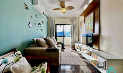 Lindo apartamento a venda com 2 dormitórios em andar alto na praia do Itaguá Ubatuba SP