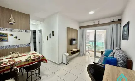 Lindo apartamento todo mobiliado com 2 dormitórios a venda na Praia Grande Ubatuba SP