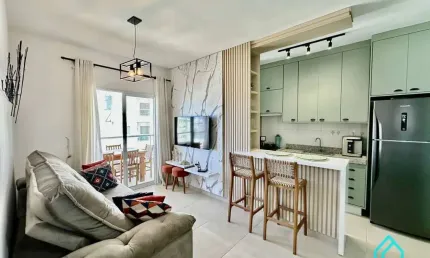 Lindo apartamento a venda todo decorado com 2 dormitórios na Praia Grande Ubatuba SP
