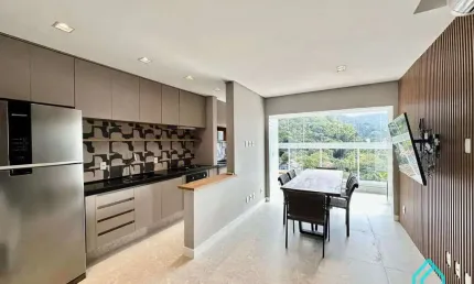 Lindo apartamento vista mar com 2 dormitórios a venda na Praia das Toninhas Ubatuba SP