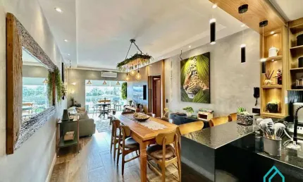 Apartamento totalmente decorado com 2 dormitórios a venda a 50 metros da praia da enseada ubatuba sp