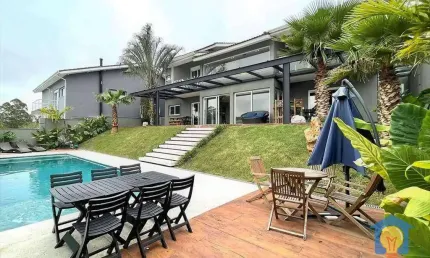 Casa com 4 dormitórios à venda, 463 m² por r$ 5.379.000,00 - parque das artes - embu das artes/sp