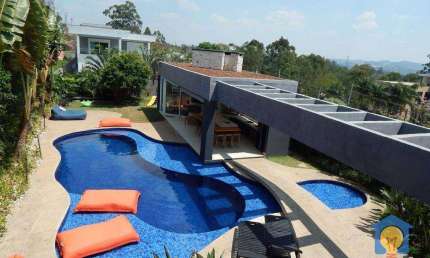 Casa com 4 dormitórios à venda, 500 m² por R$ 3.900.000,00 - Chácaras São Carlos - Cotia/SP
