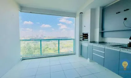 Apartamento com 3 dormitórios para alugar, 130 m² por r$ 4.200,00/mês - centro - embu das artes/sp