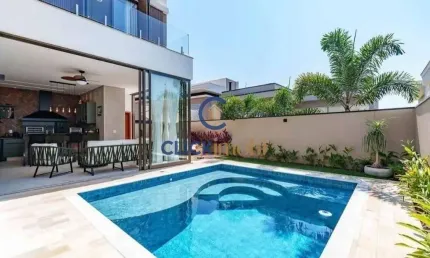 Casa em condomínio fechado com 3 quartos à venda na Avenida Carlos Diaulas Serpa, Loteamento Parque dos Alecrins, Campinas, 311 m2 por R$ 2.990.000