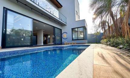 Casa em condomínio fechado com 4 quartos à venda na Avenida Carlos Diaulas Serpa, Loteamento Parque dos Alecrins, Campinas, 330 m2 por R$ 2.990.000