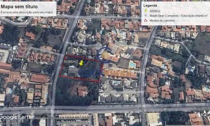Terreno comercial à venda na rua padre domingos giovanini, 522, parque taquaral, campinas por r$ 8.000.000