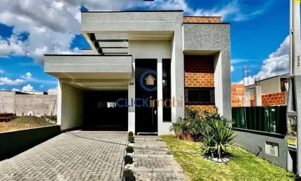 Casa em condomínio fechado com 3 quartos à venda na Avenida Presidente Juscelino Kubitschek de Oliveira, Parque Brasil 500, Paulínia, 140 m2 por R$ 1.100.000