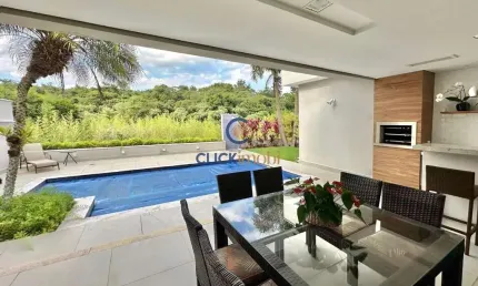 Casa em condomínio fechado com 4 quartos à venda na rua carlos penteado stevenson, 700, jardim recanto, valinhos, 321 m2 por r$ 3.125.000