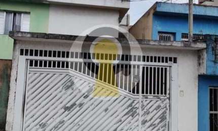 Casa para Locação em Mauá, Parque São Vicente, 2 dormitórios, 1 banheiro, 1 vaga