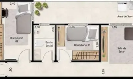 Apartamento com 3 quartos à venda em jardim santo antônio - sp
