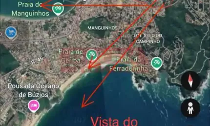 Terreno à venda na Atalho ALTO DE BÚZIOS, Alto de Búzios, Armação dos Búzios, 1 m2 por R$ 650.000