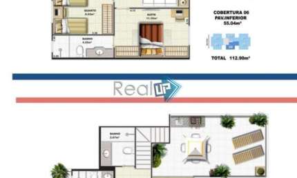 Cobertura com 3 quartos à venda na Pará, Praça da Bandeira, Rio de Janeiro, 113 m2 por R$ 749.000