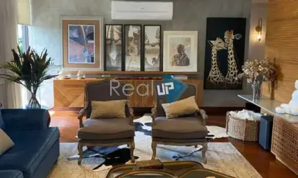 Cobertura com 5 quartos à venda na oman, barra da tijuca, rio de janeiro, 750 m2 por r$ 7.890.000