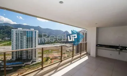 Apartamento com 4 quartos à venda na escritor rodrigo melo franco, barra da tijuca, rio de janeiro, 159 m2 por r$ 1.469.000