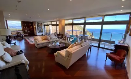 Cobertura com 4 quartos à venda na Avenida Atlântica, Leme, Rio de Janeiro, 470 m2 por R$ 16.000.000