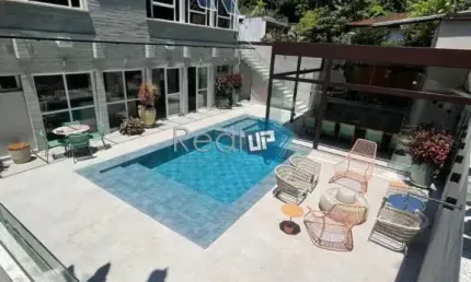 Casa em condomínio fechado com 3 quartos à venda na Alexandre Stockler, Gávea, Rio de Janeiro, 493 m2 por R$ 9.000.000