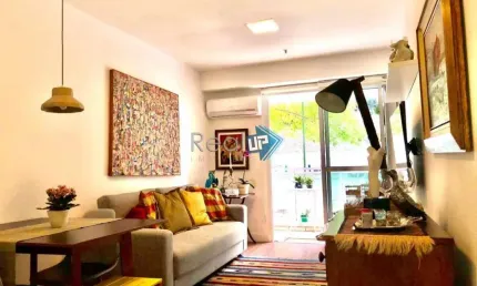 Flat com 2 quartos à venda na Avenida Epitácio Pessoa, Lagoa, Rio de Janeiro, 58 m2 por R$ 870.000