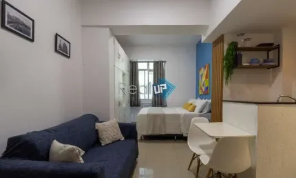 Apartamento com 1 quarto à venda na saint roman, copacabana, rio de janeiro, 20 m2 por r$ 490.000