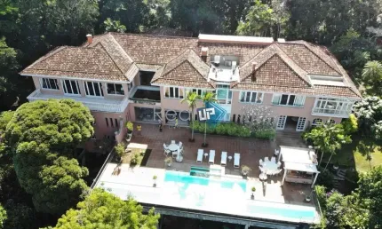 Casa em condomínio fechado com 4 quartos à venda na Rua João Borges, Gávea, Rio de Janeiro, 1600 m2 por R$ 38.000.000