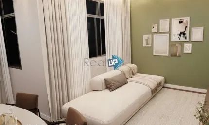 Apartamento com 2 quartos à venda na cândido gaffree, urca, rio de janeiro, 63 m2 por r$ 900.000