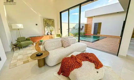 Linda casa no condomínio Green Park com cozinha gourmet