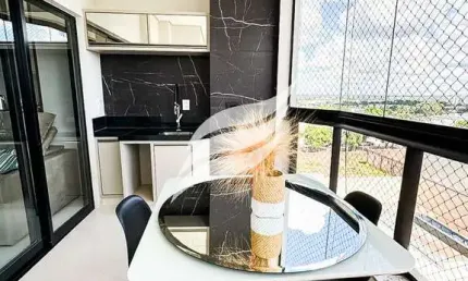 Apartamento à venda em Birigui com varanda gourmet e acabamento impecável