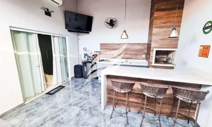 Casa com varanda gourmet à venda no bairro Jardim das Oliveiras