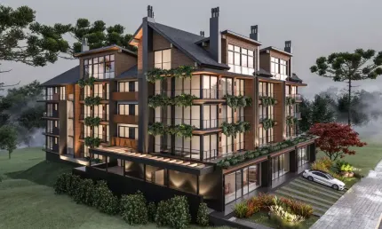 Apartamento 2 quartos sendo 2 suítes para venda no bairro Floresta em Gramado