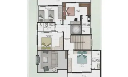 Casa 4 quartos sendo 2 suítes para venda no bairro Balneário Rosa do Mar em Passo de Torres
