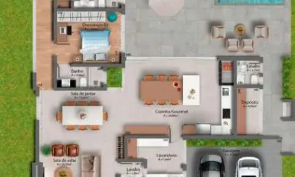 Casa 3 quartos sendo 3 suítes para venda no bairro Roselândia em Passo Fundo