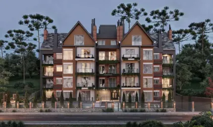 Apartamento 1 quarto sendo 1 suíte para venda no bairro Portico em Gramado