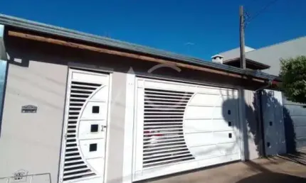 Casa para Venda em Indaiatuba, Jardim dos Colibris, 3 dormitórios, 1 banheiro, 2 vagas