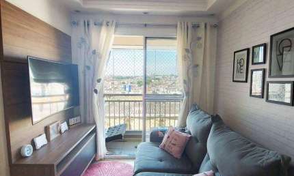 Apartamento com 2 dorms, sacada e vaga à venda, 50 m² por R$ 290.000 - Vila Monte Santo - São Paulo/SP