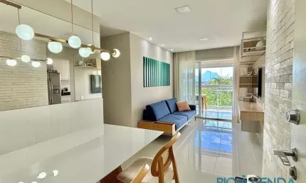 Lindo apartamento 2 quartos (suítes) com vista para Pedra da Gávea à venda no Alphagreen