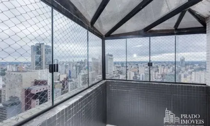 Apartamento à venda, cobertura  93 m² privativos, 3 dormitórios, 1 suíte, centro, curitiba, pr