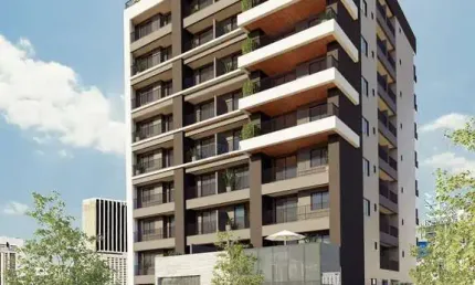 Lançamento à venda, 26m² + 42 m² privativos de terraço, 1 dormitório,  Alto da Glória, Curitiba, PR