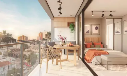 Lançamento  à venda,   studio 30 m² privativos, 1 dormitório,Água Verde, Curitiba, PR