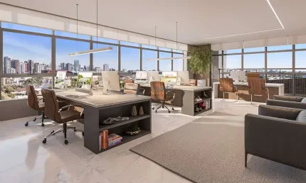 Lançamento salas  à venda, batel, 60 m² privativos , vaga rotativa, curitiba, pr
