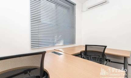 Sala em coworking mobiliada  para locação, 7m² privativos Mercês, Curitiba, PR
