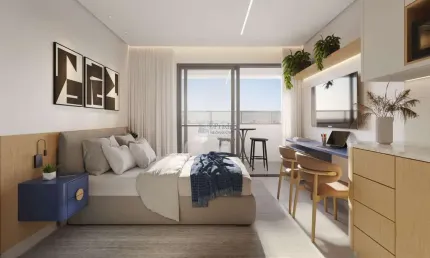 Lançamento à venda, 28m² privativos, 1 dormitório, sacada com churrassqueira, capão raso, curitiba,
