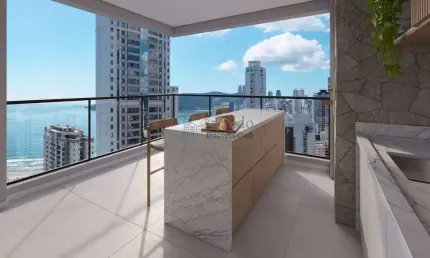 Lançamento à venda, 186 m² privativos, 4 suítes, 3 vagas, centro, balneário camboriú, sc