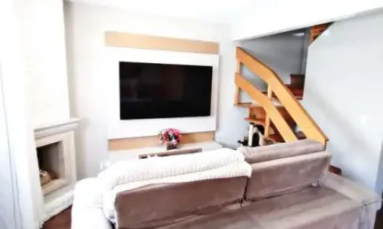 Sobrado à venda, 86 m² privativos, 3 dormitórios 1 sendo suíte, 2 vagas, novo mundo, curitiba, pr