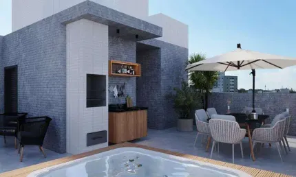 Apartamento para venda em joão pessoa, bessa, 3 dormitórios, 1 suíte, 1 banheiro, 1 vaga