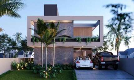 Casa Alto Padrão para Venda em João Pessoa, Portal do Sol, 4 dormitórios, 4 suítes, 1 banheiro, 2 vagas