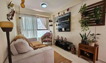 Apartamento Mobiliado para Venda em João Pessoa, Jardim Oceania, 2 dormitórios, 1 suíte, 2 banheiros, 1 vaga