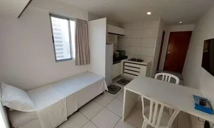 Apartamento Mobiliado para Venda em João Pessoa, Tambaú, 1 dormitório, 1 banheiro, 1 vaga