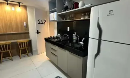 Apartamento Mobiliado para Venda em João Pessoa, Cabo Branco, 1 dormitório, 1 banheiro