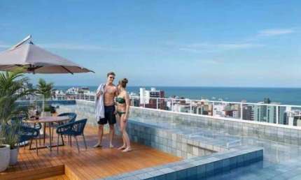 Flat para Venda em João Pessoa, Cabo Branco, 1 dormitório, 1 banheiro